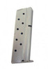 8-round stainless steel magazine, compact, 9mm