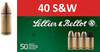 Sellier & Bellot .40 S&W 180 gr FMJ 50 rds.