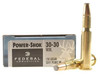 Federal Power-Shok Ammunition 30-30 Winchester 150 Grain Soft Point Flat Nose Box of 20 #3030A