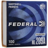Federal Primers #209A Shotshell Box of 1000 (10 Trays of 100)