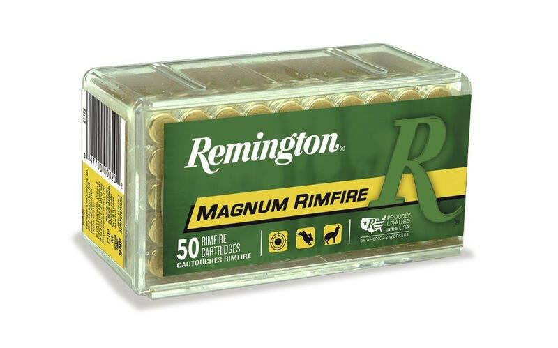 Remington Ammunition 22 Winchester Magnum Rimfire (WMR) 40 Grain Jacketed Hollow Point