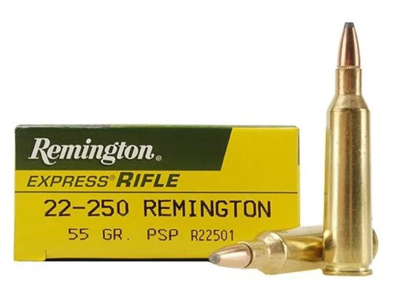 Remington Express .22-250 Remington 55 gr Pointed Soft Point 20 rds.