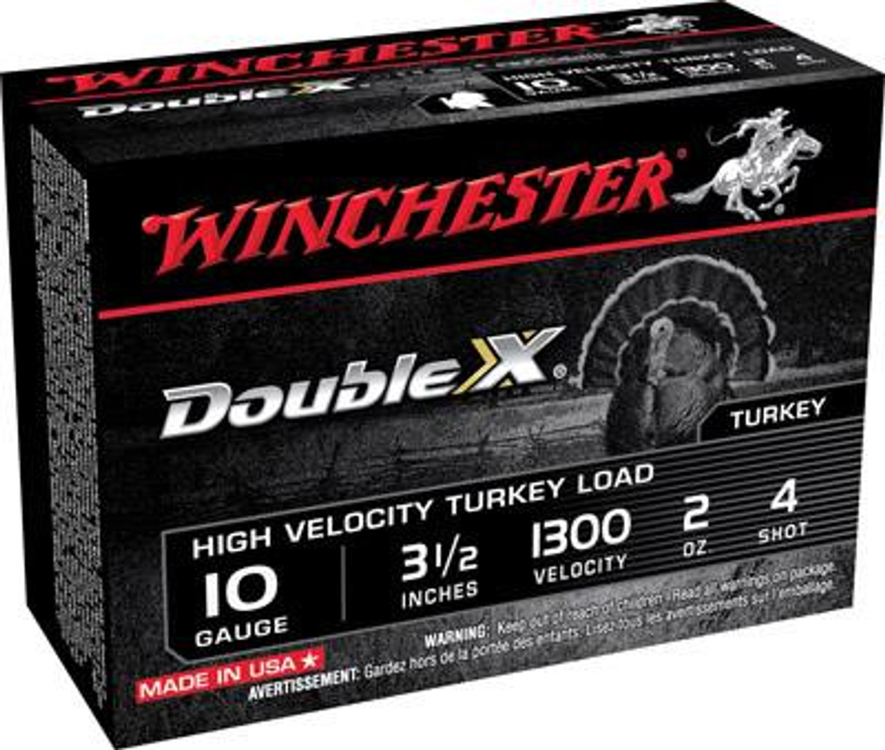 Winchester Supreme High Velocity Turkey 10 Gauge 3-1/2" 2 oz. #4 Shotshells 10 rds.