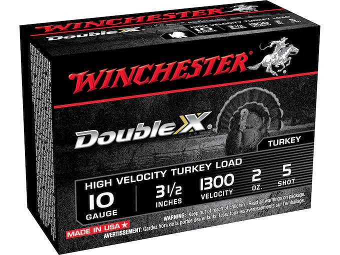 Winchester Double X Turkey 10 Gauge 3-1/2" 2 oz. Copper Plated Shot 10 rds.