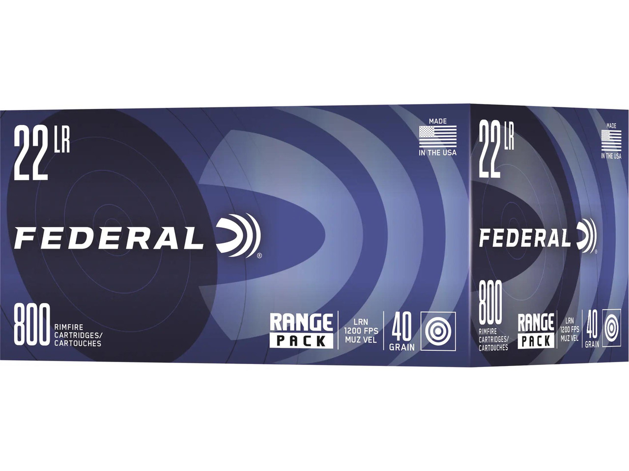 Federal Ammunition 22 LR High Velocity 40 Grain Lead Round Nose