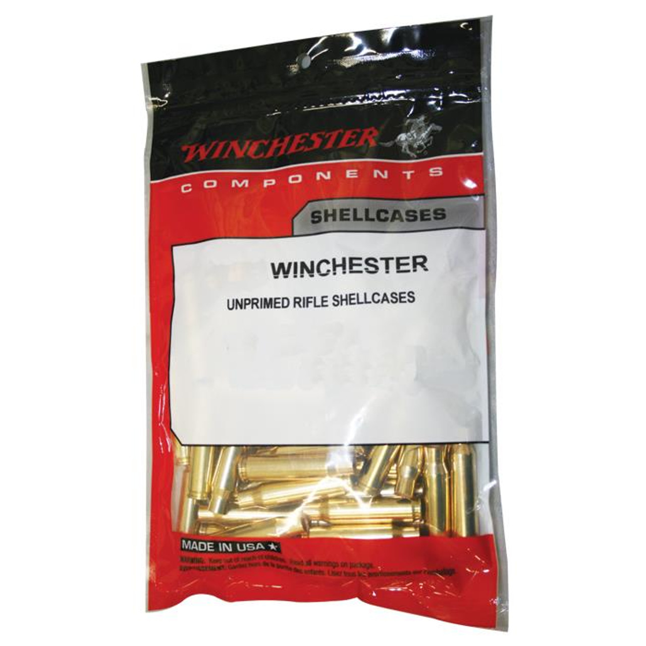 Winchester Unprimed Brass .45 Colt Bag of 100 Winchester Unprimed Brass .45 Colt Bag of 100