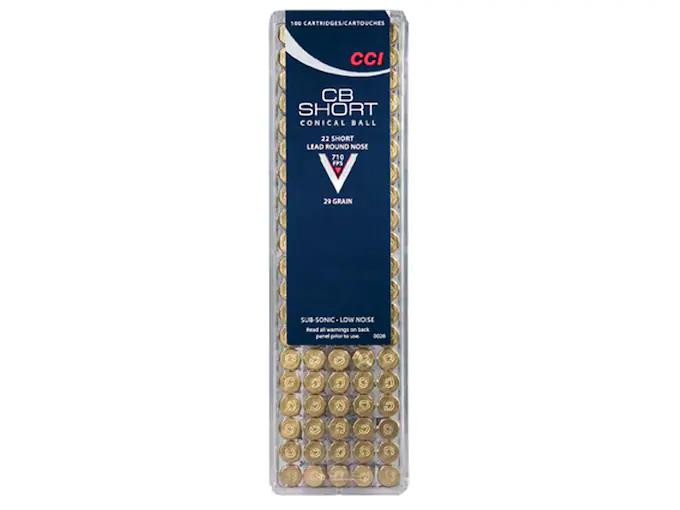 CCI .22 CB Short 29 gr Lead Round Nose 100 rds.