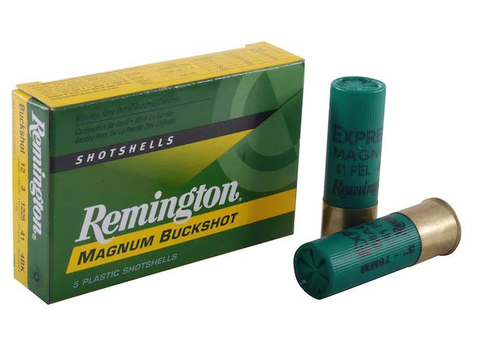 Remington Express Ammunition 12 Gauge 3" #4 Buckshot 41 Pellets #20640