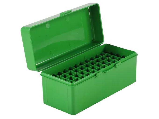 MTM Flip-Top Ammo Box 22-250 Remington, 243 Winchester, 308 Winchester 60-Round Plastic