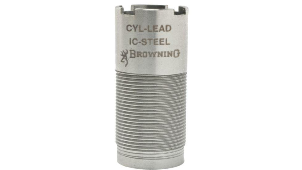 Browning Standard Invector Choke Tube, Polished Stainless, Cylinder, 12 Gauge