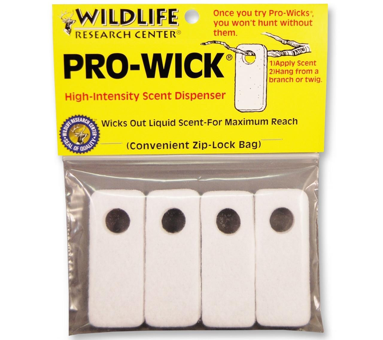 Wildlife Research Center Pro-Wick Hanging Scent Dispenser 4-Pack Wildlife Research Center Pro-Wick Hanging Scent Dispenser 4-Pack