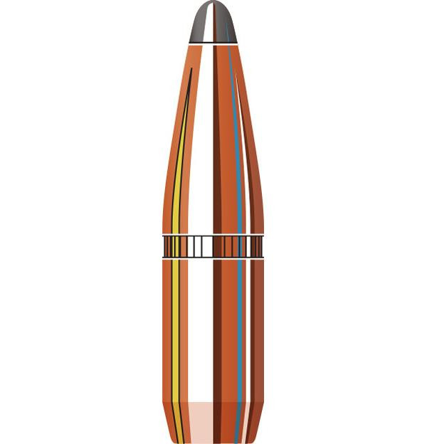 Hornady InterLock Bullets 6MM .243 Dia 100gr Boat Tail Spire Point #2453 (100ct Box)