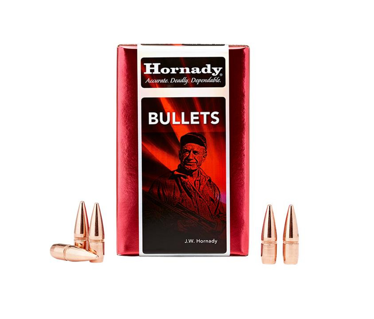 Hornady 22 Cal .224 Dia 50gr Spire Point #2245 (100ct Box)