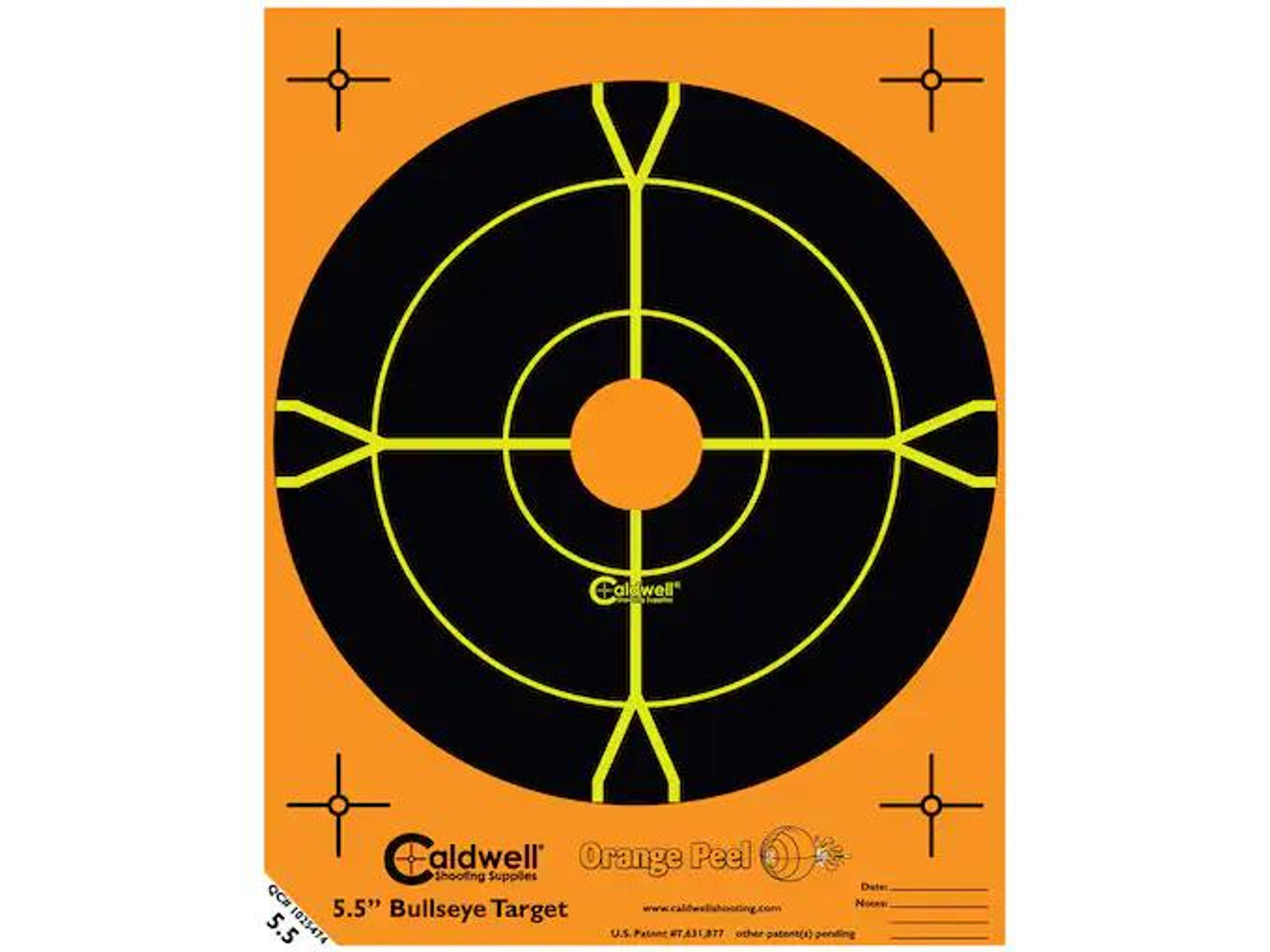 Caldwell Orange Peel Target 5-1/2" Self-Adhesive Bullseye