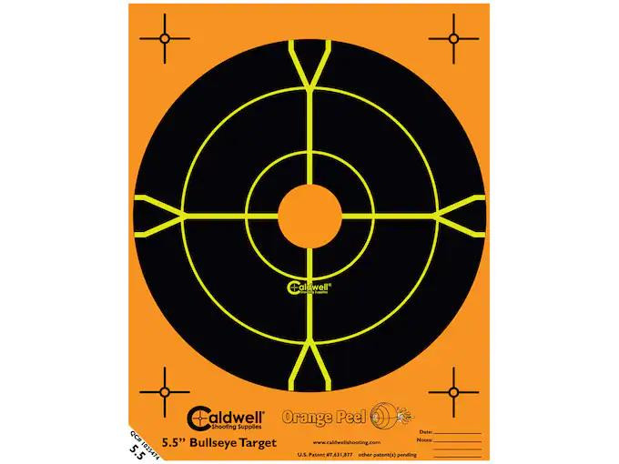 Caldwell Orange Peel Target 5-1/2" Self-Adhesive Bullseye