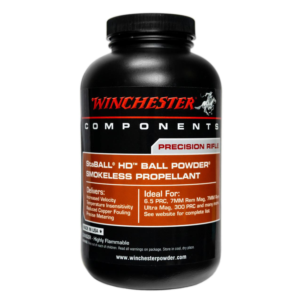 Winchester StaBall HD Ball Powder Smokeless Propellant 1LB