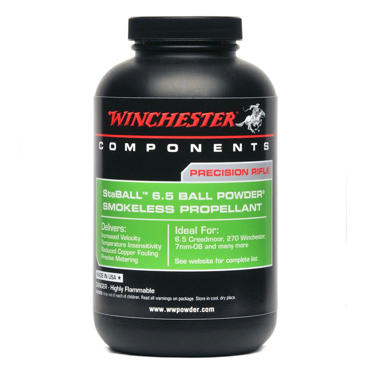 Winchester StaBall 6.5 Ball Powder Smokeless Propellant 1LB