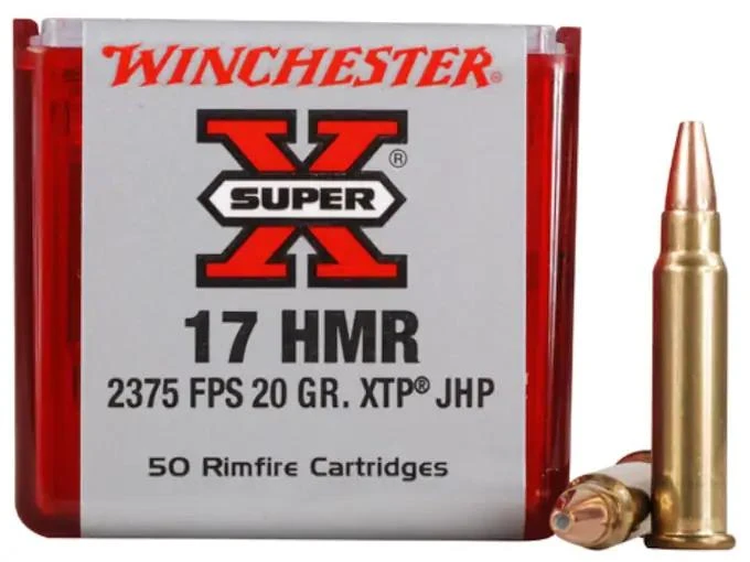 Winchester Super-X .17 HMR 20 gr JHP #X17HMR1 50 Rounds