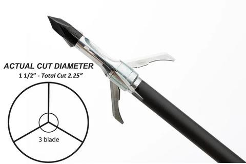 Grim Reaper Crossbow RT 125Gr 3Pk Mechanical Broadhead