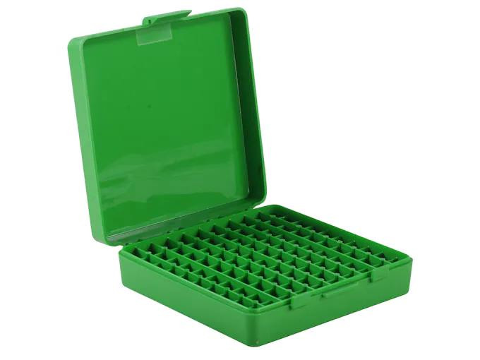 MTM Flip-Top Ammo Box 380 ACP, 9mm Luger Plastic