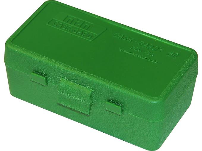 MTM Flip-Top Ammo Box 38 Special, 357 Magnum Plastic 50