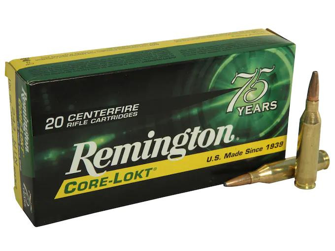 Remington Core-Lokt .243 Winchester 100 gr Core-Lokt Pointed Soft Point 20 rds.