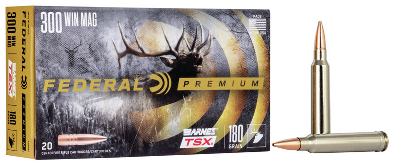 Federal Premium Barnes TSX 300 Win Mag 180gr #P300WP 20 Rounds