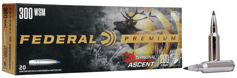 Federal Premium Terminal Ascent 300 WSM 200gr #P300WSMTA1 20 Rounds