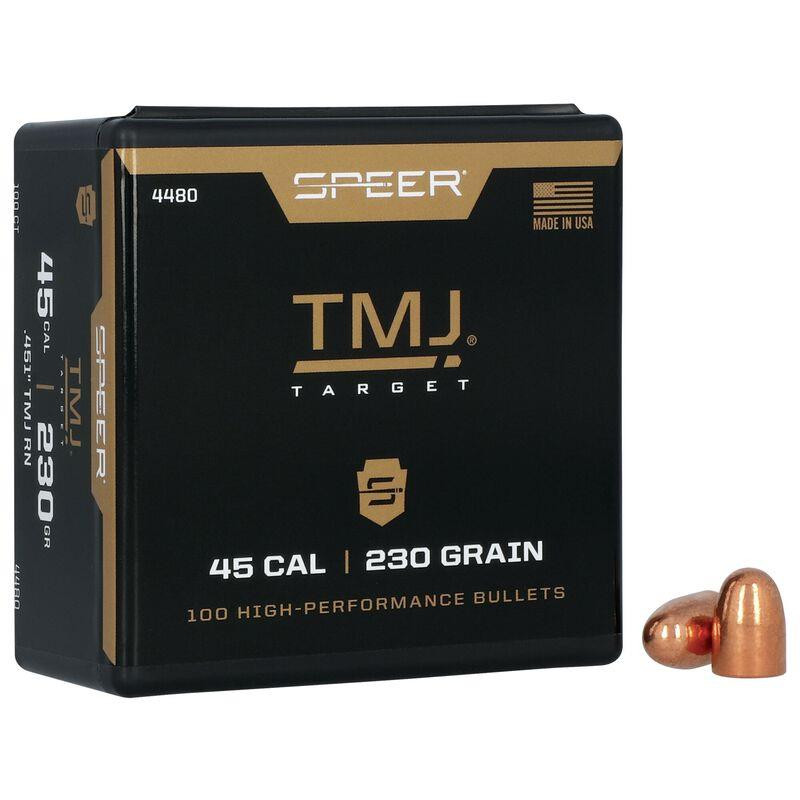 Speer .45 Cal 230gr TMJ Bullets #4480 (1-100 ct Box)