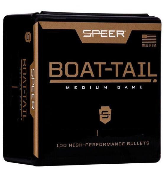 Speer .284 Cal 160gr Boat-Tail Rifle Bullets #1634 (1-100 ct box)