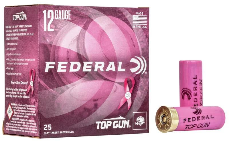 Federal Top Gun 12ga 2-3/4" 1-1/8oz 8 Shot #TGL12P8 Case 250 Rounds