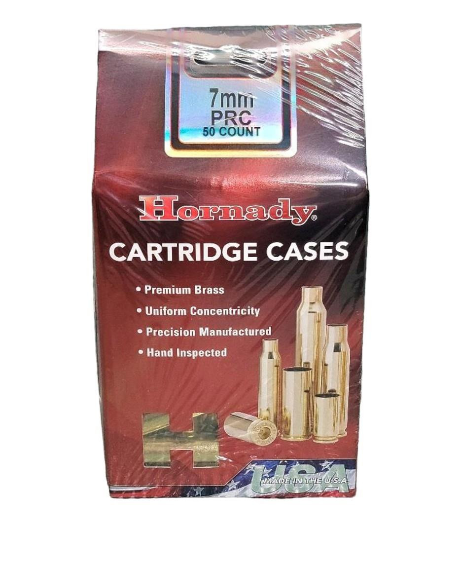 Hornady 7MM PRC Unprimed Brass #86404 50 Count Box