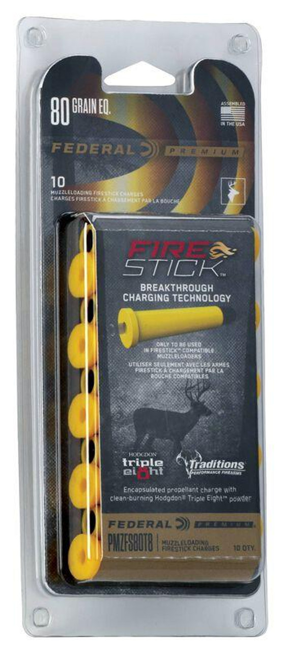 Federal Firestick 80gr Muzzleloader Charge 10 Rounds