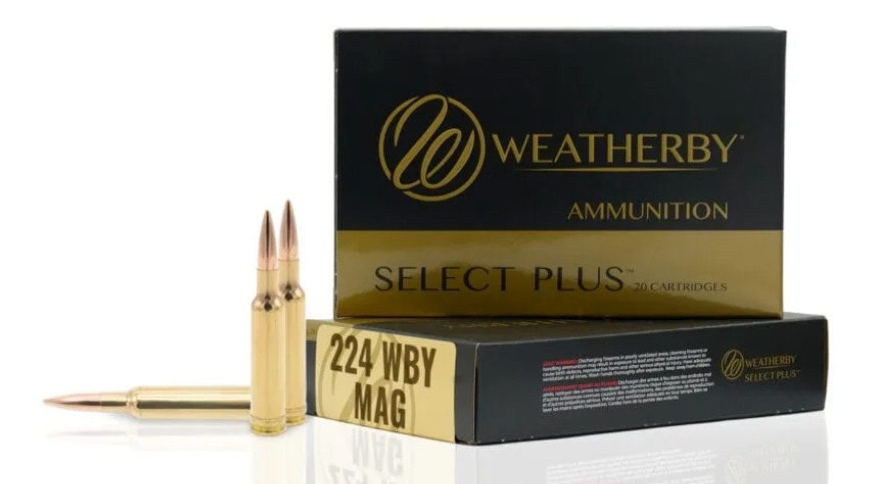 Weatherby 224 Wby Magnum 80gr Berger FBT #R224805FBT 20 Rounds