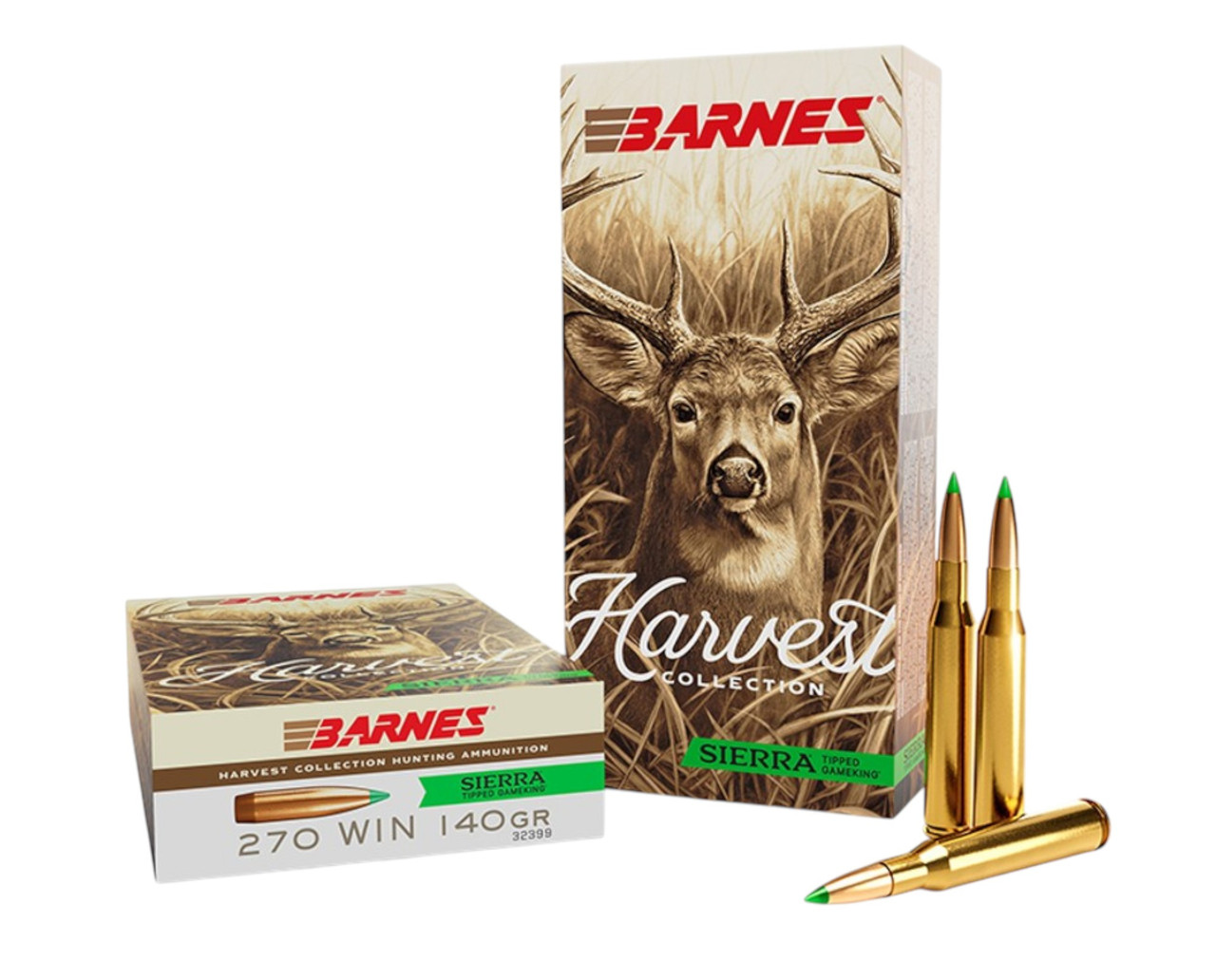 Barnes Harvest Collection 270 Win 140gr 20 Rounds #32399