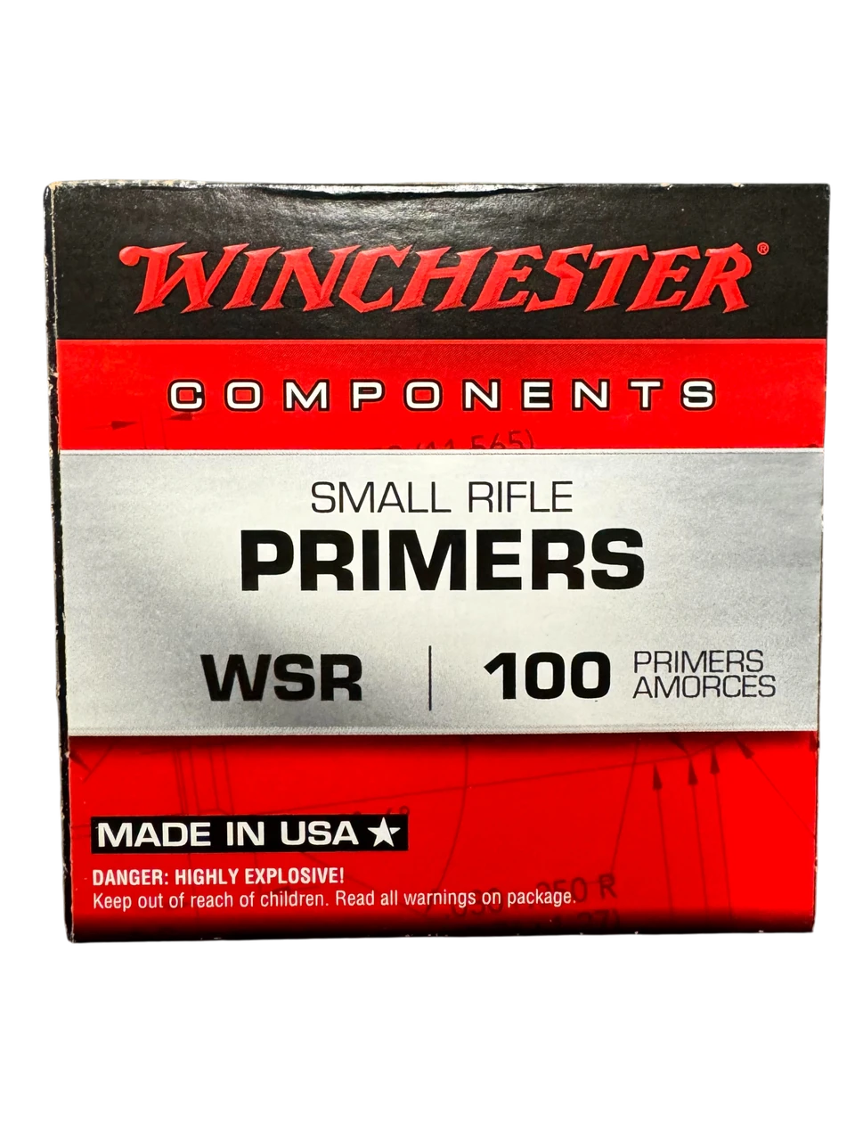 Winchester Small Rifle Primers #6-1/2 Box of 100 (1 Tray of 100)