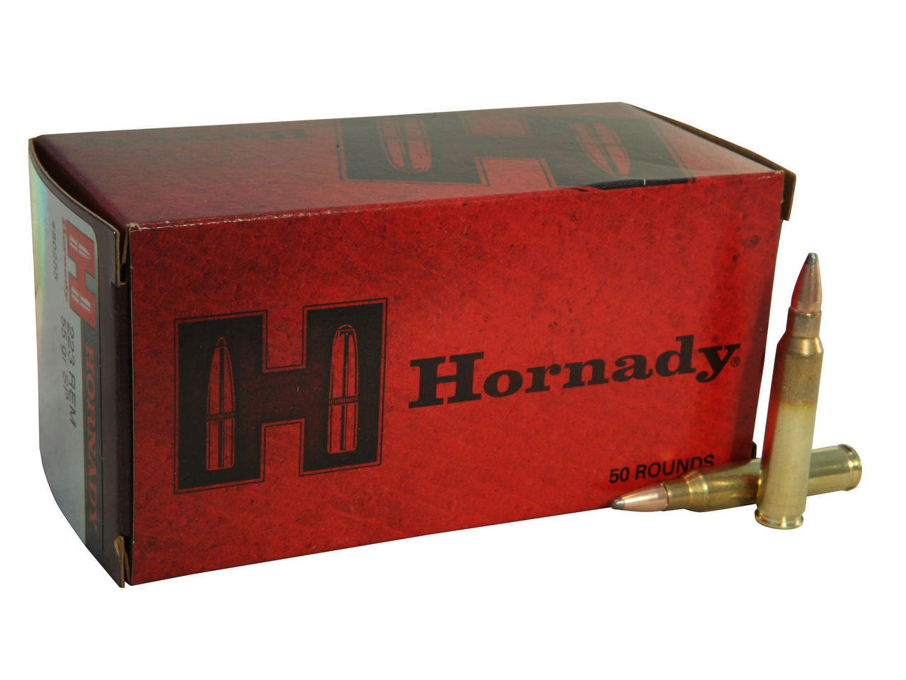 Hornady Custom Ammunition .223 Remington 55 gr Soft Point 50 rds.