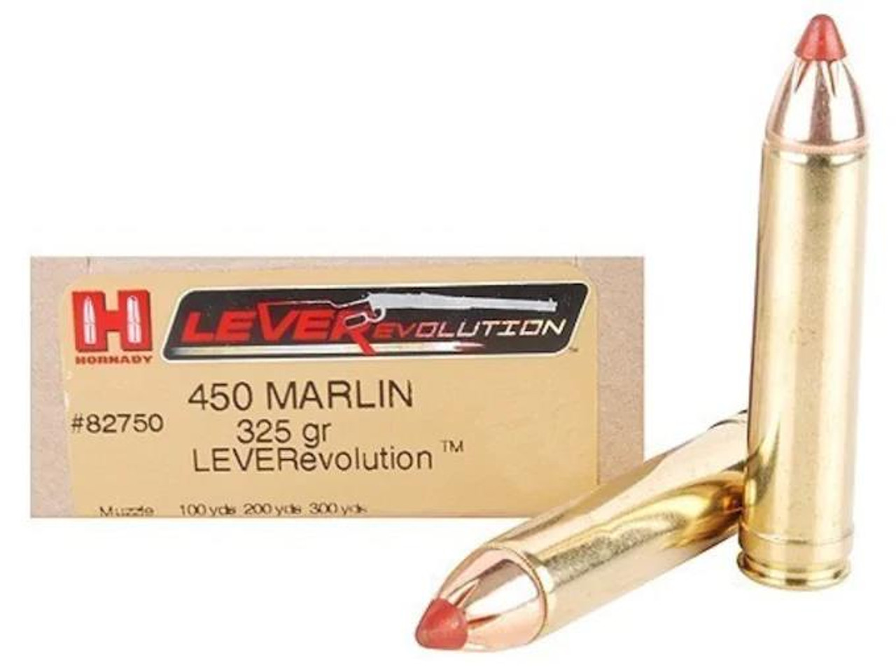 Hornady LEVERevolution .450 Marlin 325 gr Flex Tip eXpanding 20 rds. Hornady LEVERevolution .450 Marlin 325 gr Flex Tip eXpanding 20 rds.