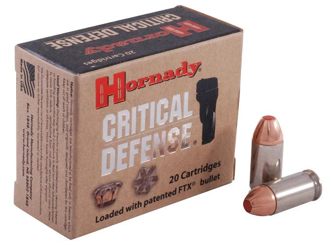 Hornady Critical Defense .45 ACP 185 gr Flex Tip eXpanding 20 rds.