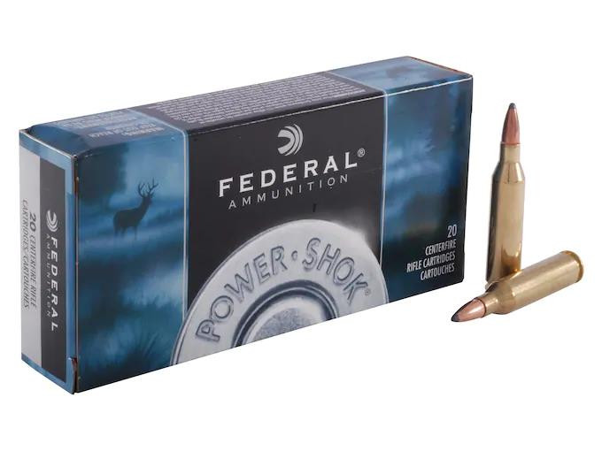 Federal Power-Shok .243 Winchester 80 gr Speer Hot-Cor Soft Point 20 rds.