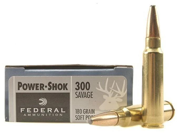Federal Power-Shok .300 Savage 180 gr Soft Point 20 rds.