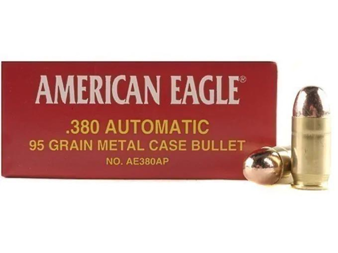 Federal American Eagle .380 ACP 95 gr FMJ 50 rds.