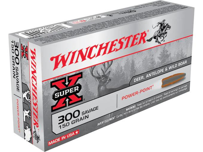 Winchester Super-X .300 Savage 150 gr Power-Point 20 rds.