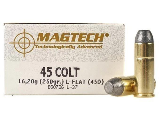 Magtech Cowboy Action .45 Colt 250 gr Lead Flat Nose 50 rds.