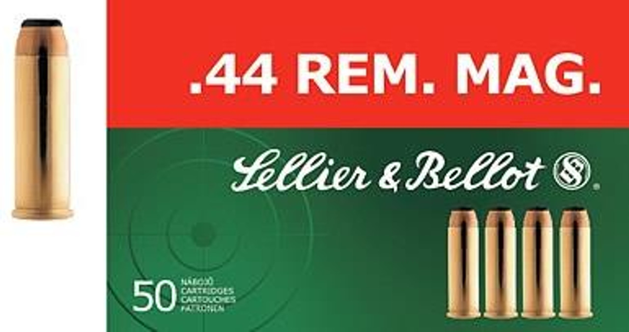 Sellier & Bellot .44 Remington Magnum 240 gr Soft Point 50 rds.