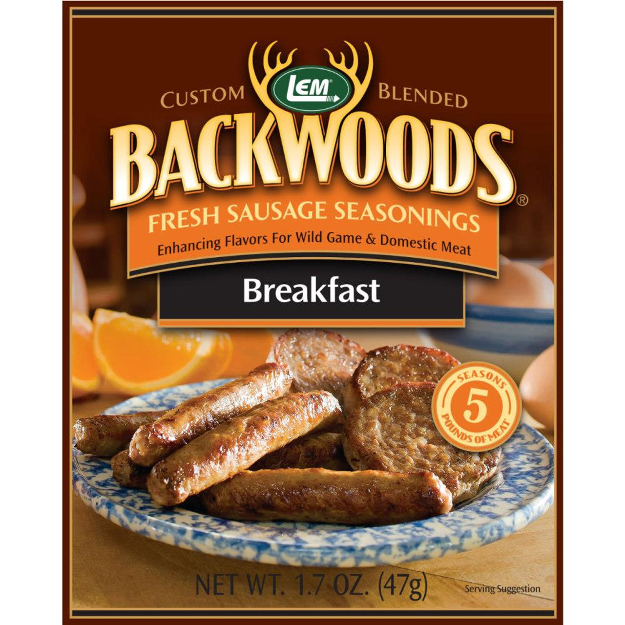 Backwoods Breakfast Sausage Seasoning Makes 5 LBS