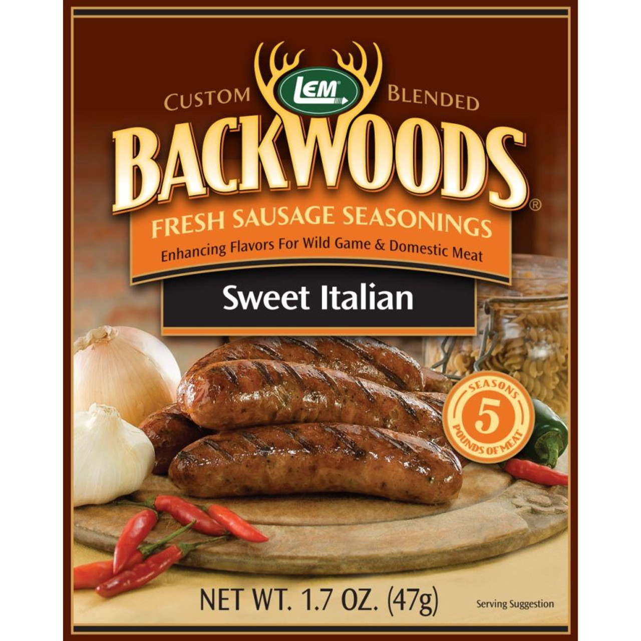 Backwoods Sweet Italian Sausage Seasoning Makes 5 LBS