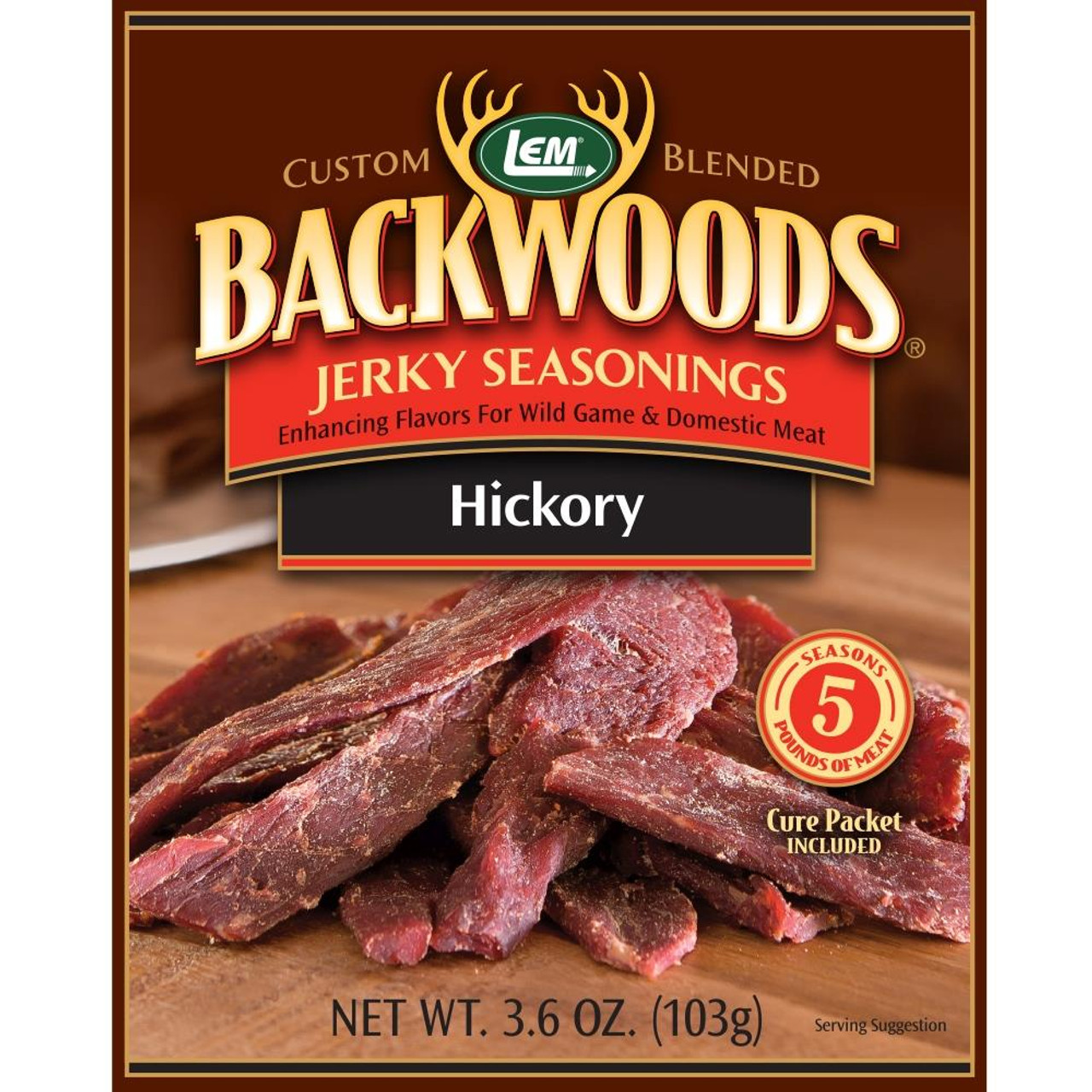Backwoods Hickory Jerky Seasoning Makes 5LBS