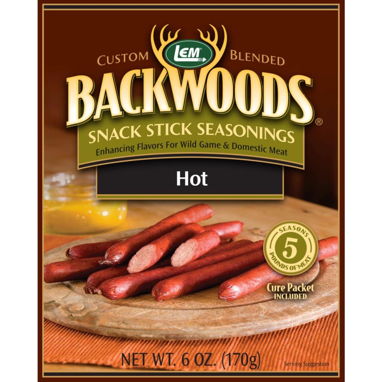 Backwoods Hot Snack Stick Seasoning Makes 5LBS Backwoods Hot Snack Stick Seasoning Makes 5LBS