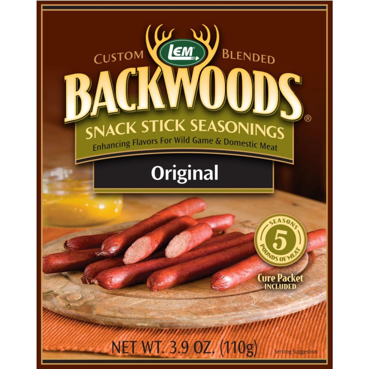 Backwoods Original Snack Stick Seasoning Makes 5LBS Backwoods Original Snack Stick Seasoning Makes 5LBS